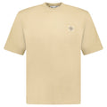 Stone Island Compass Logo Patch T-Shirt in Biscuit