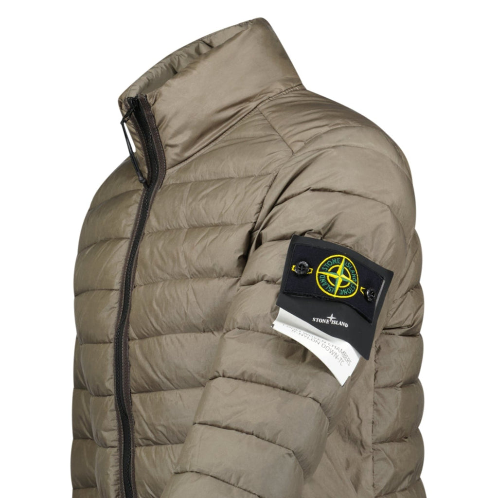 Stone Island Loom Woven Chambers R-Nylon Down-Tc Jacket Brown