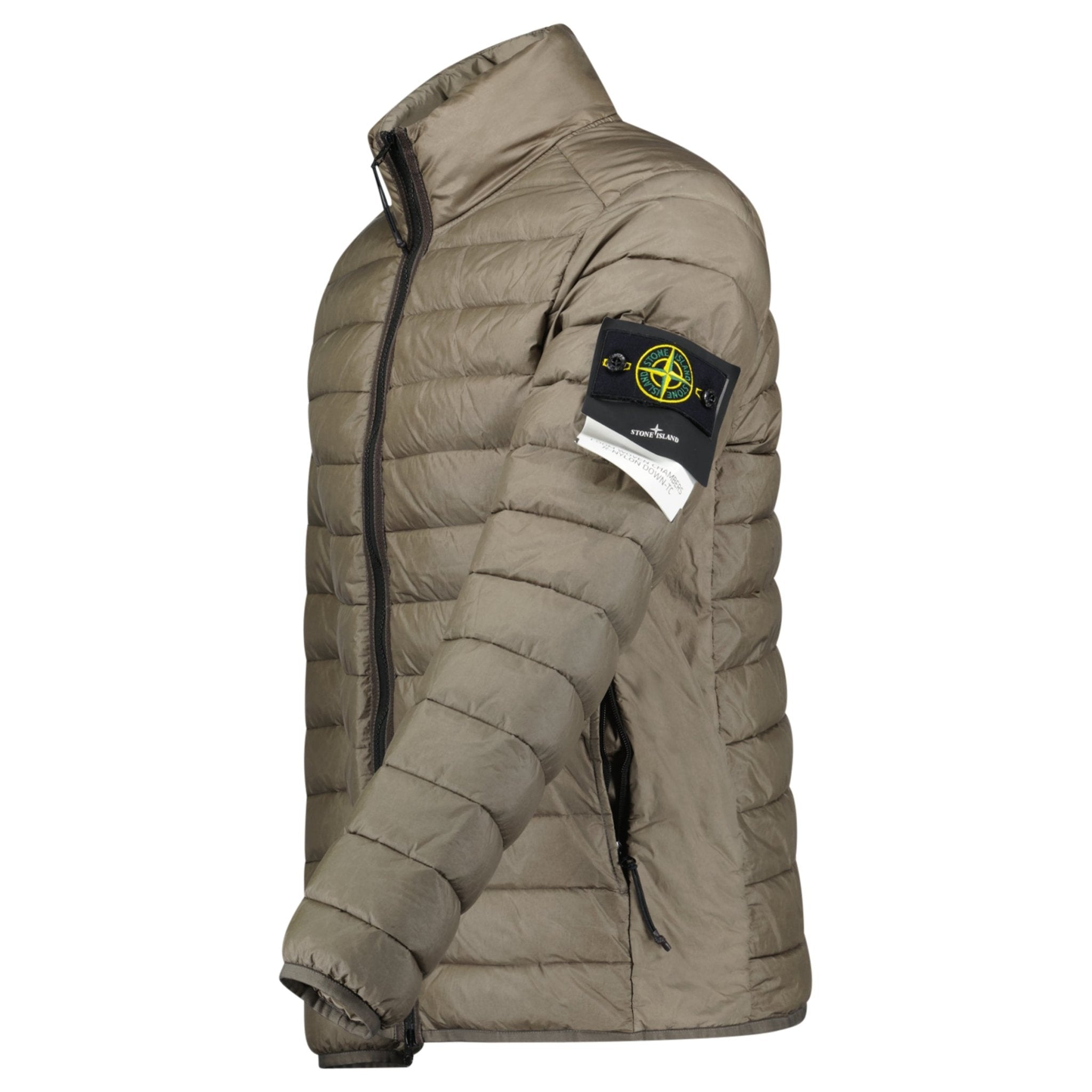 Stone Island Loom Woven Chambers R-Nylon Down-Tc Jacket Brown
