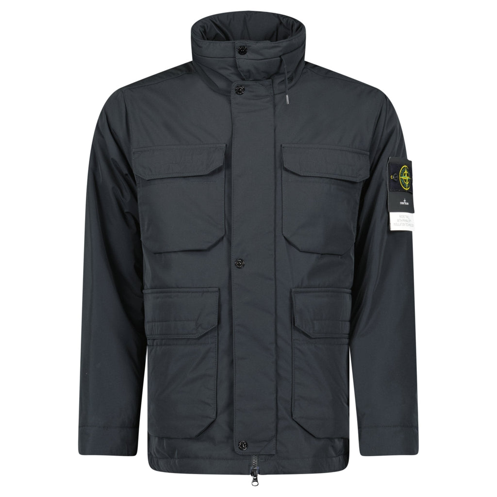 Stone Island Micro-Twill Primaloft Field Jacket Black