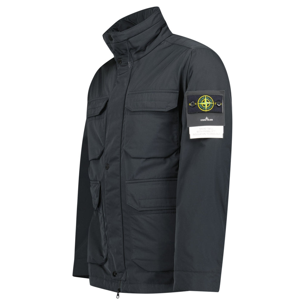 Stone Island Micro-Twill Primaloft Field Jacket Black