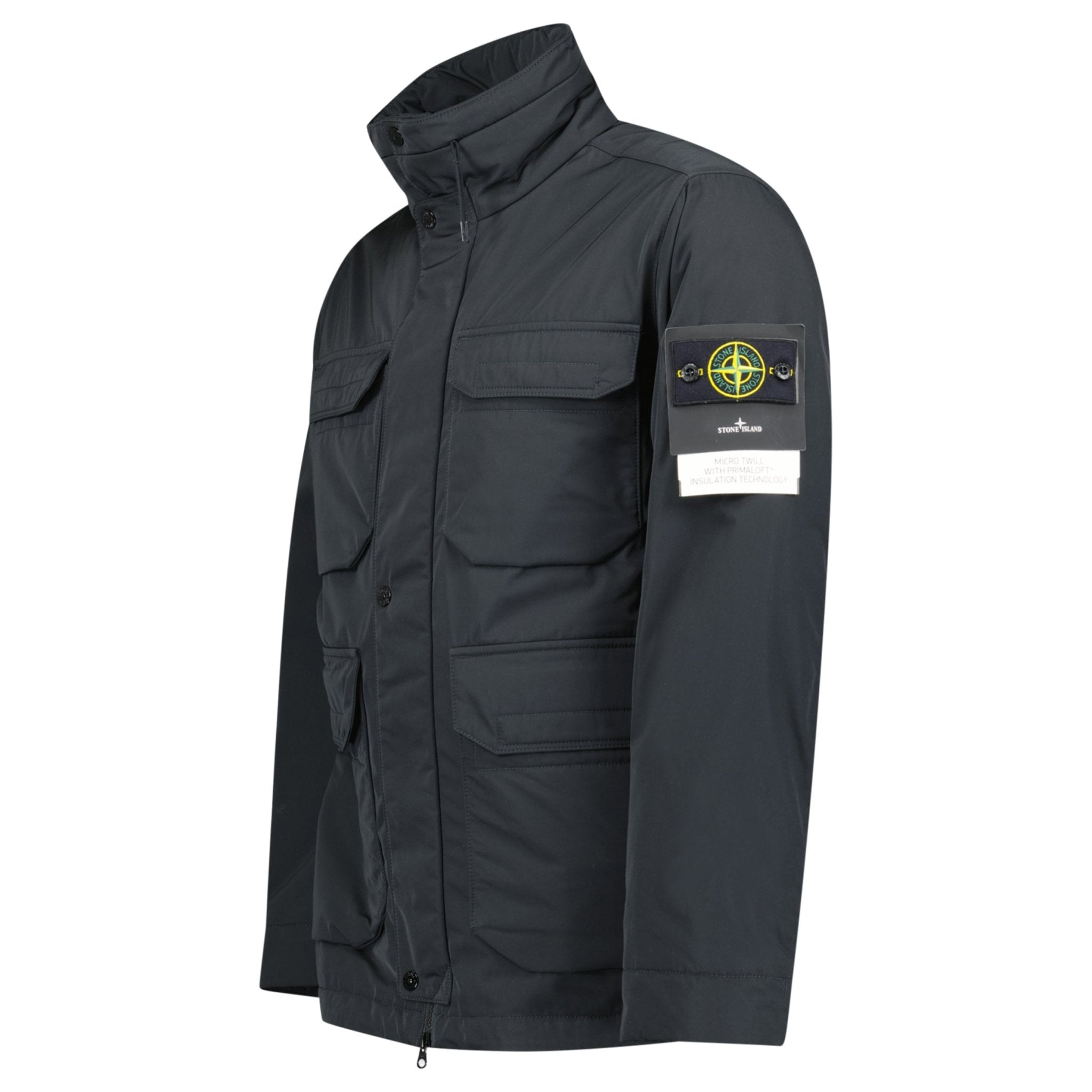 Stone Island Micro-Twill Primaloft Field Jacket Black