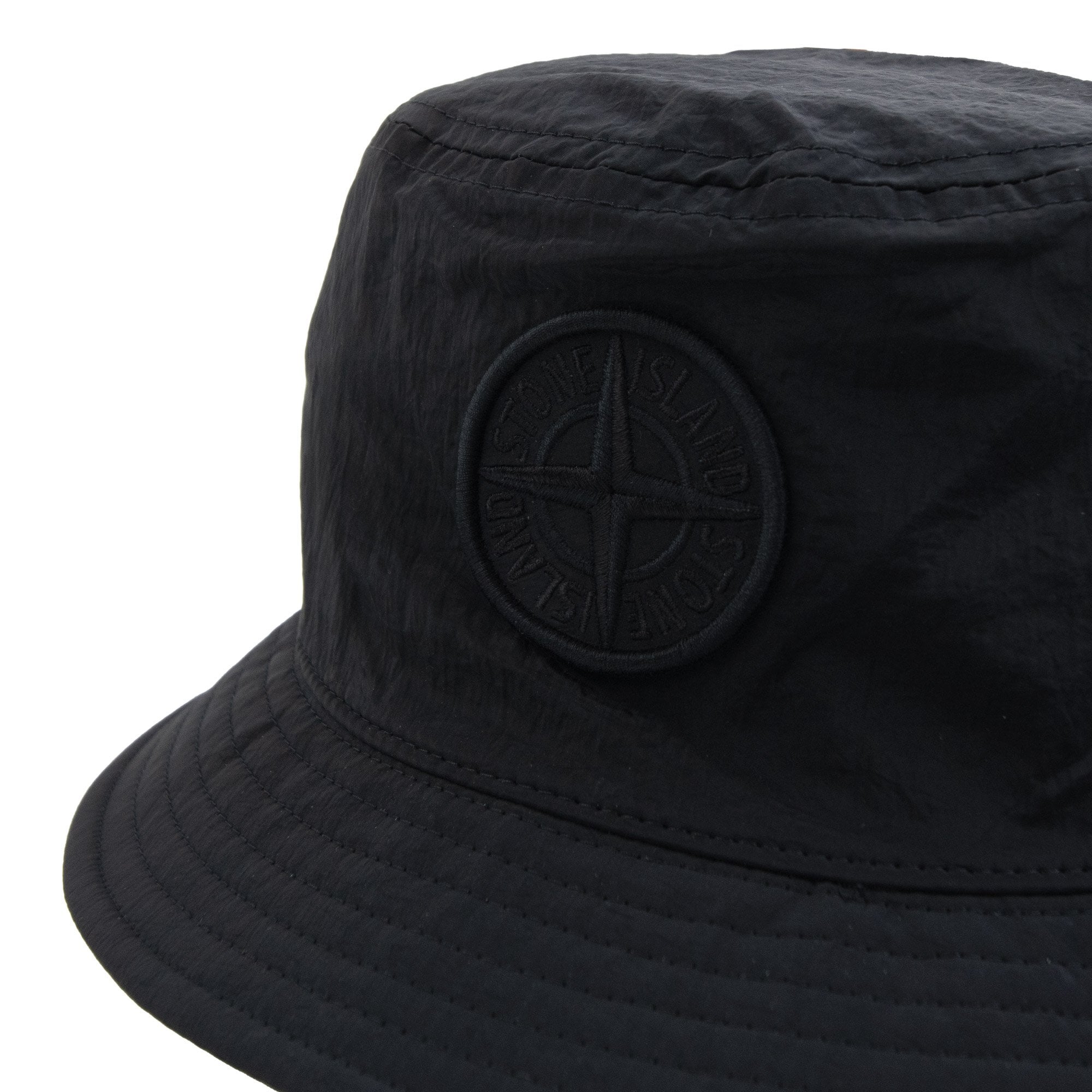 Stone Island Nylon Metal Bucket Cap Black