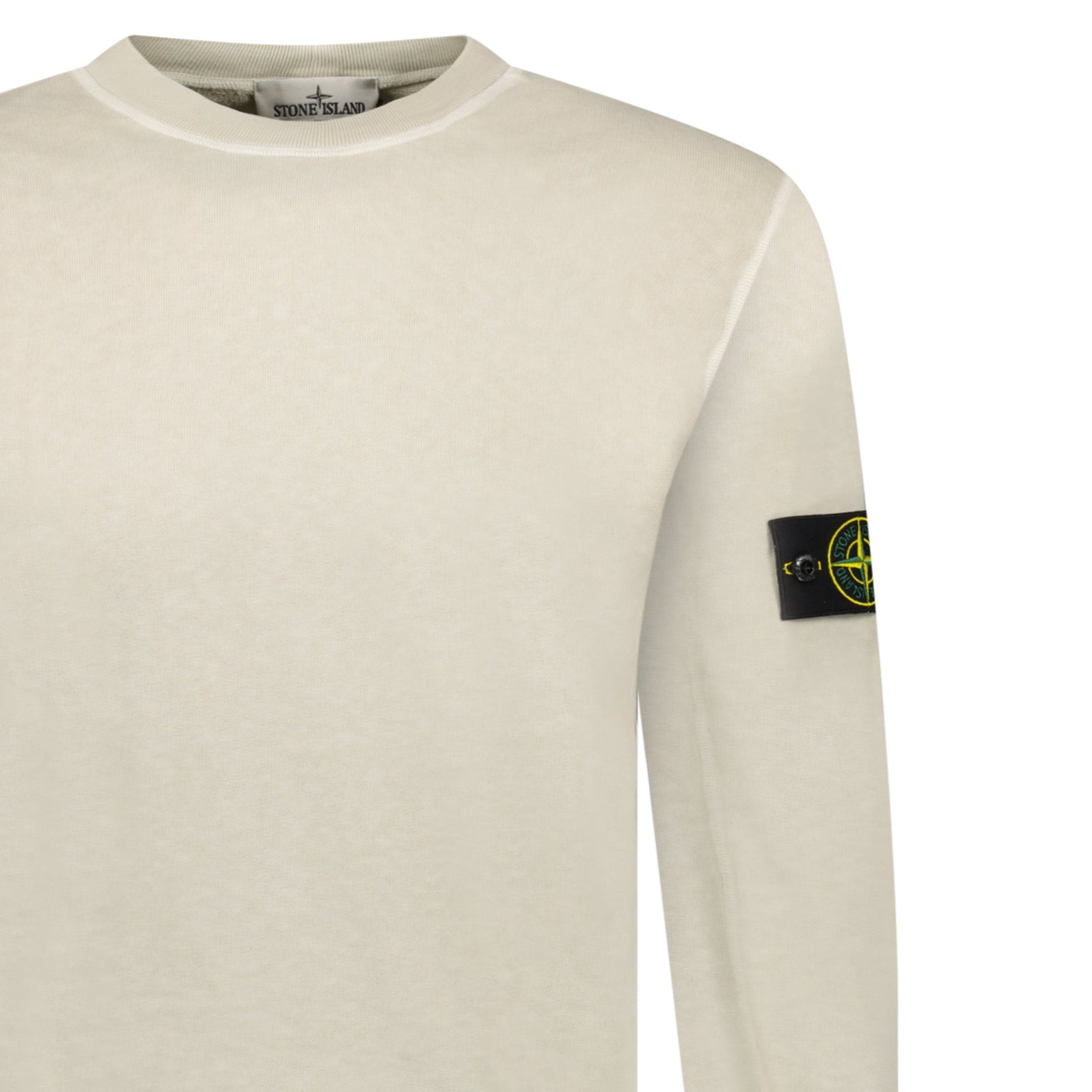 Stone Island Old Effect Crewneck Sweatshirt Beige
