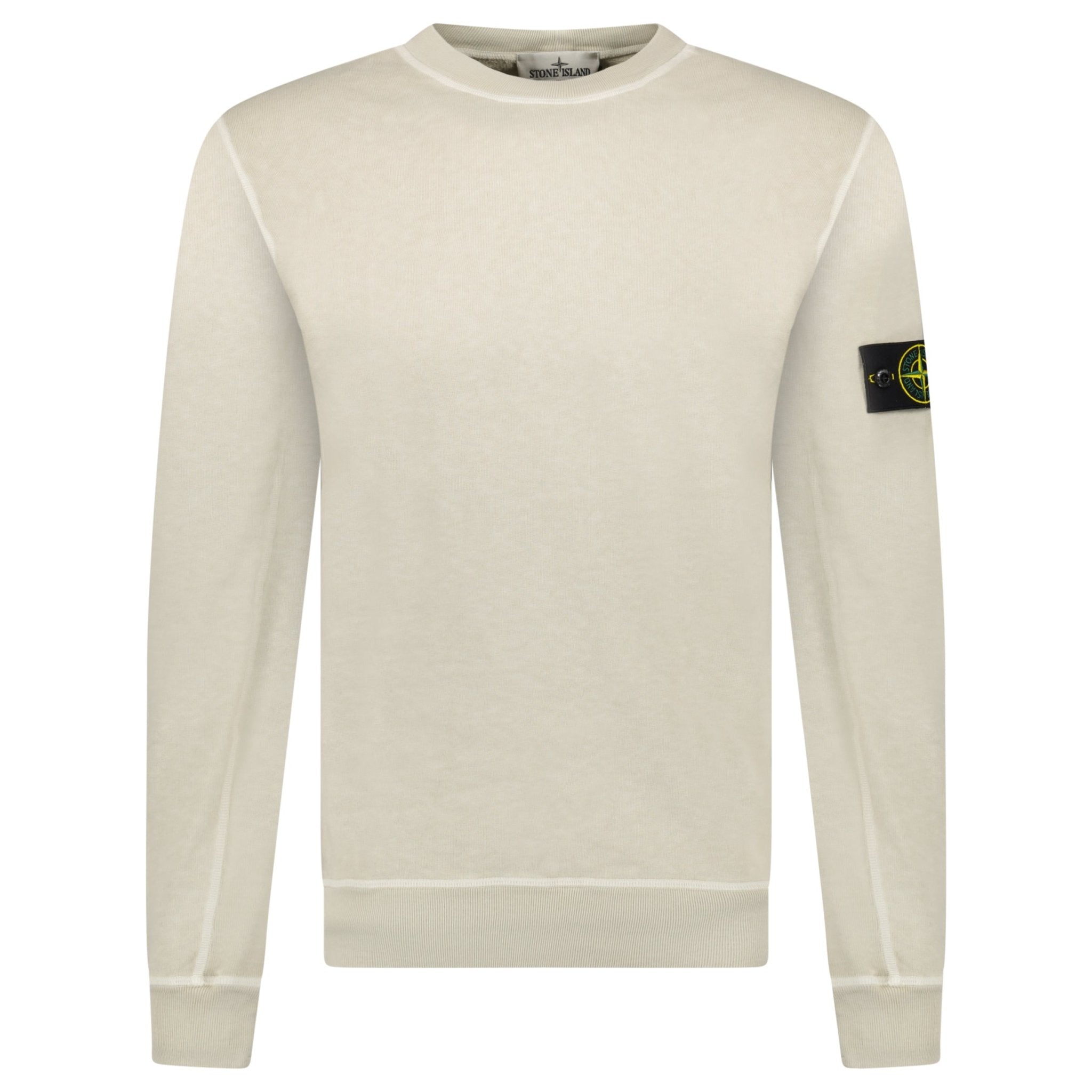 Stone Island Old Effect Crewneck Sweatshirt Beige