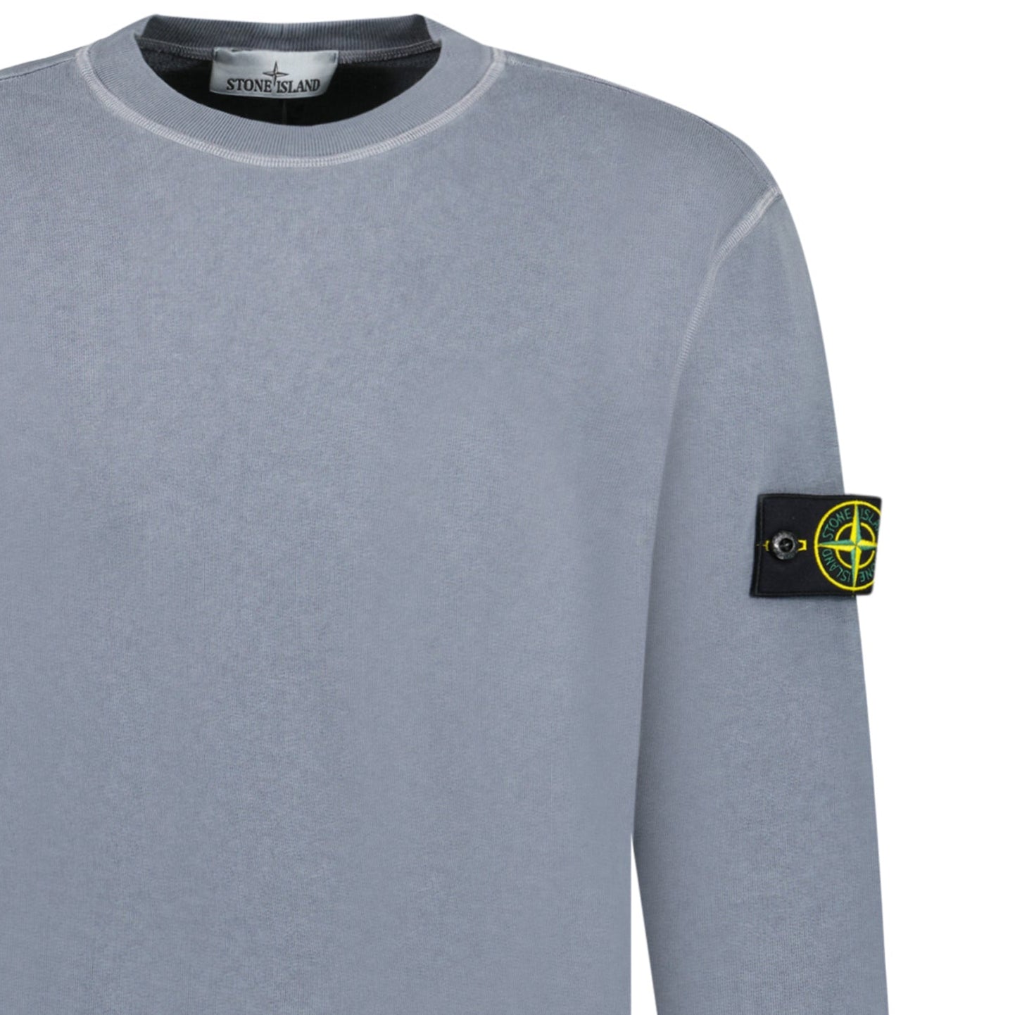 Stone Island Old Effect Crewneck Sweatshirt Dark Blue