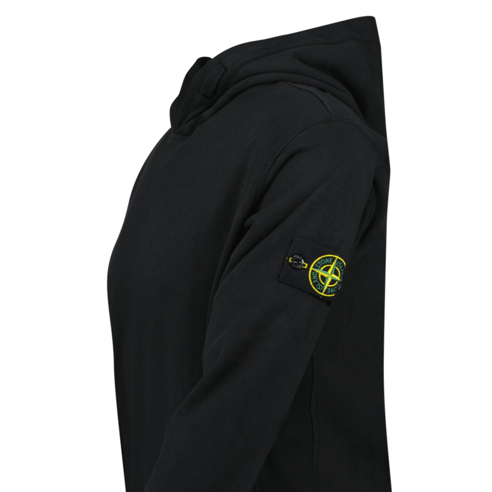 Stone Island ‘Old’ Treatment Hooded Sweatshirt In Black