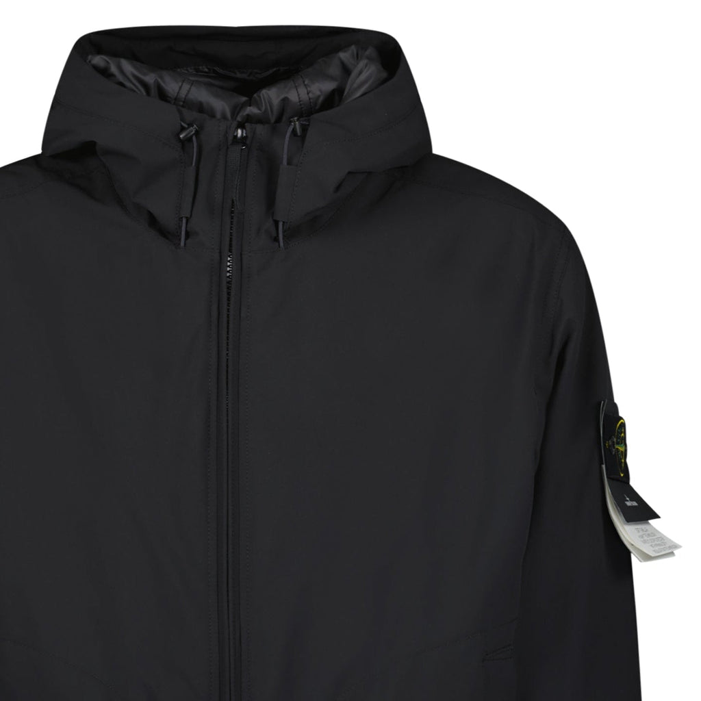 Stone Island Soft Shell-R Primaloft Insulation Technology Jacket in Black