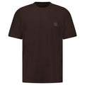 Stone Island Ghost Slim Fit T-Shirt in Cotton Jersey in Dark Brown