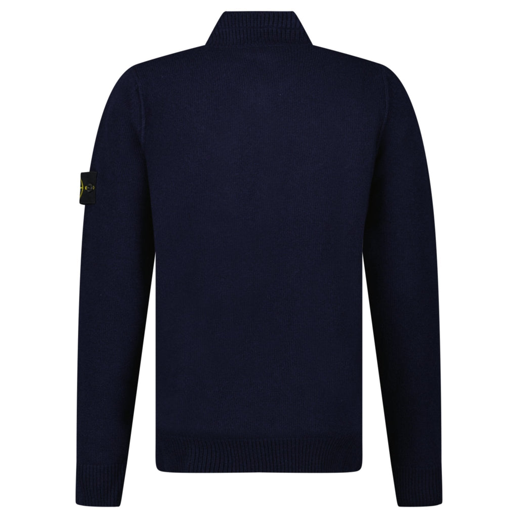 Stone Island Half-Zip Jumper in Navy